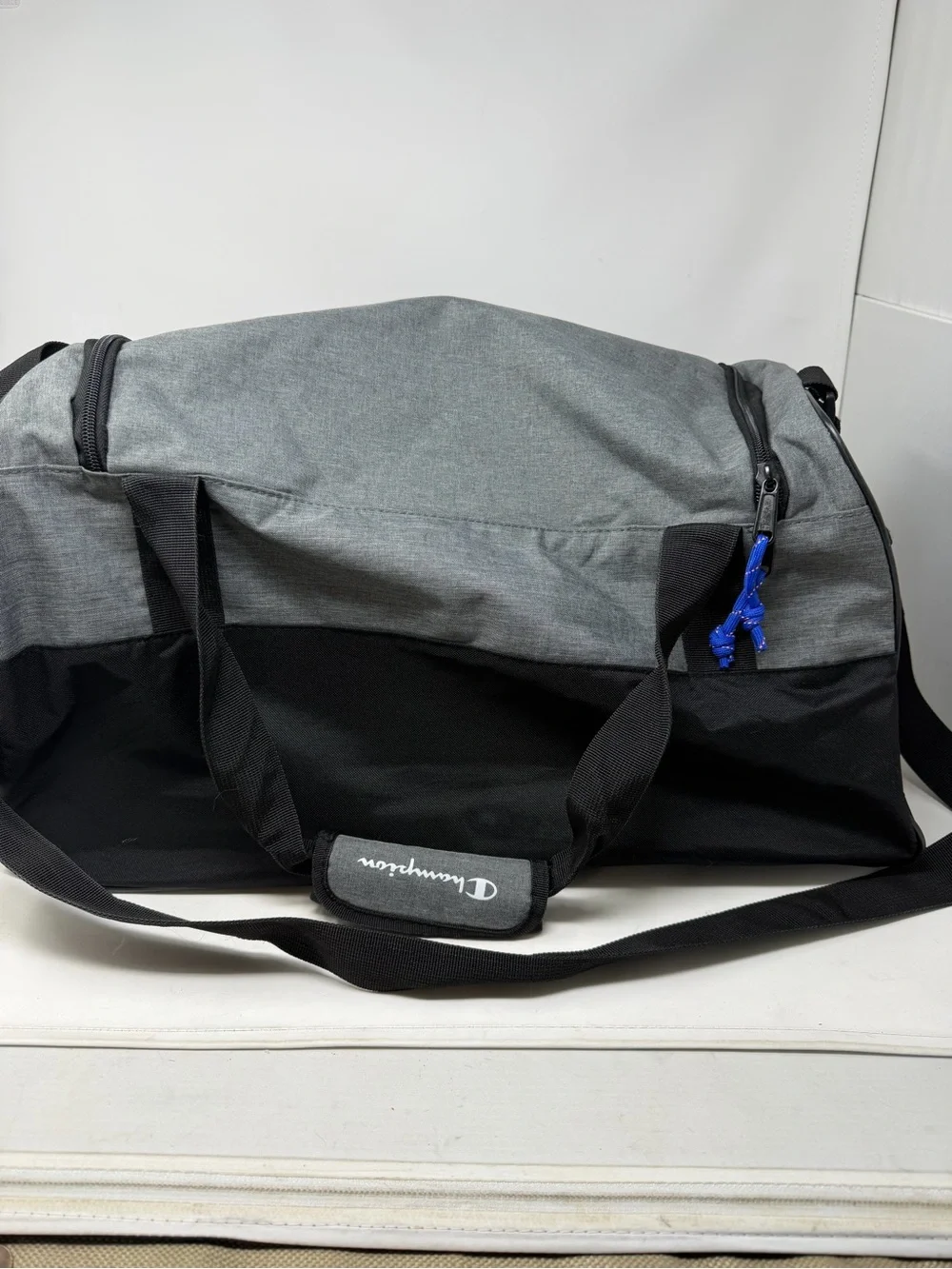 Champion grey duffle